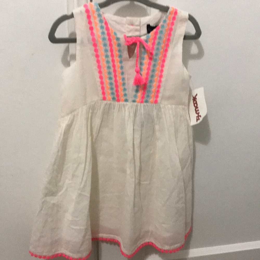 NWT Cynthia Rowley toddler embroidered white dress
